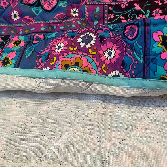 Stunning 70s/60s Vibrant Patchwork Quilted Maxi High Waisted Overskirt - Picture 16 of 16